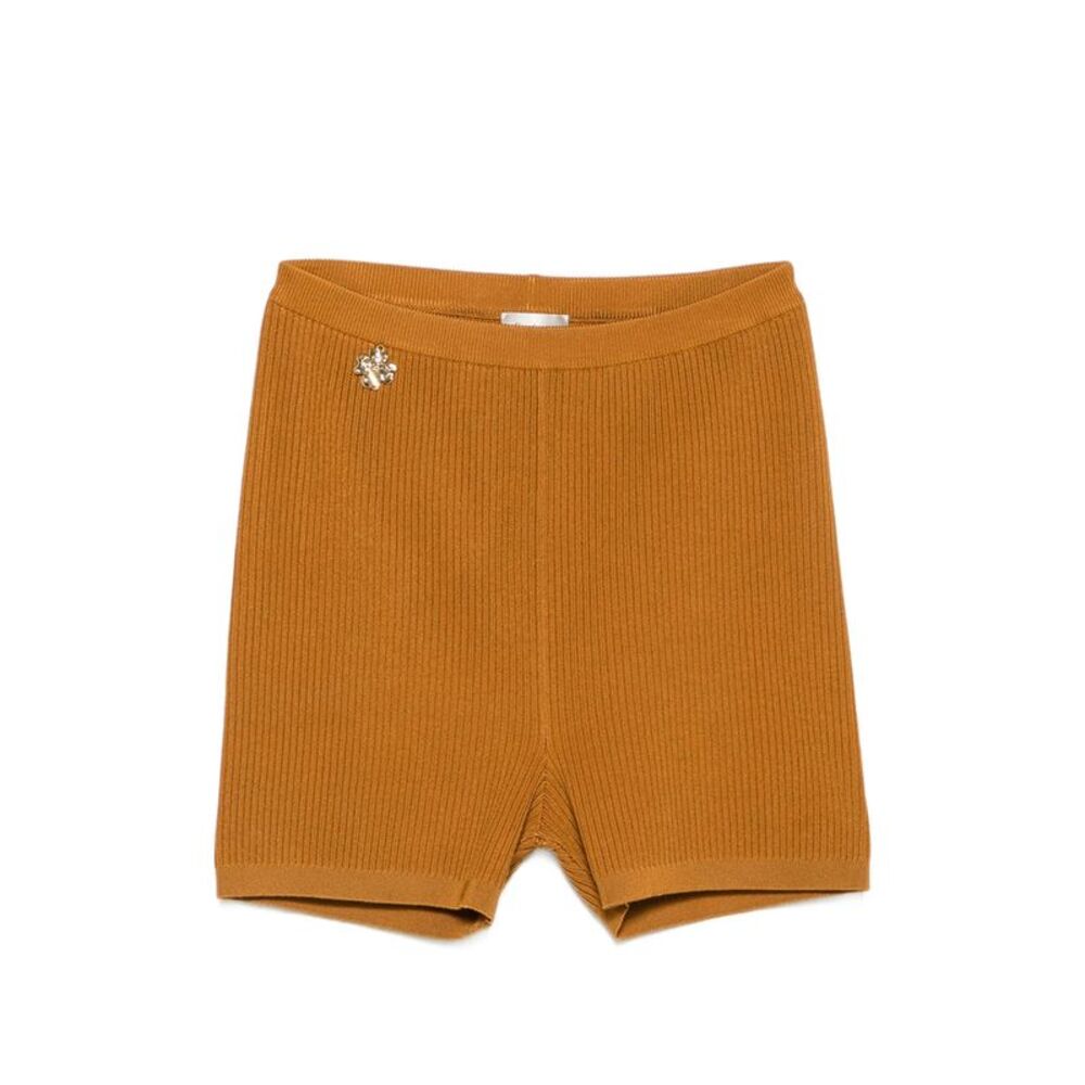 Saint Laurent Brown Shorts - Mini Shorts Women